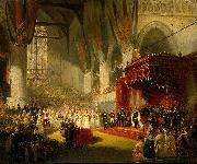 The Inauguration of King William II in the Nieuwe Kerk, Amsterdam, 28 November 1840, Nicolaas Pieneman